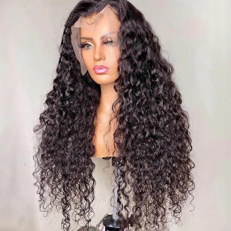 Peluca de encaje 360 ​​HD Peluca de cabello humano virgen 360 Onda profunda con cabello de bebé