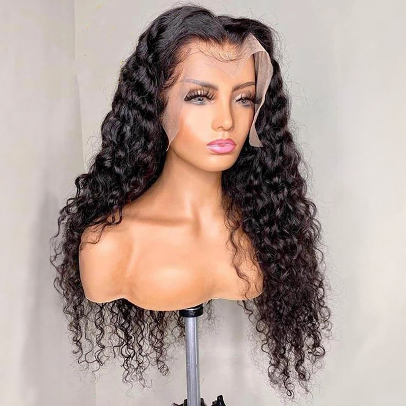 Peluca de encaje 360 ​​HD Peluca de cabello humano virgen 360 Onda profunda con cabello de bebé
