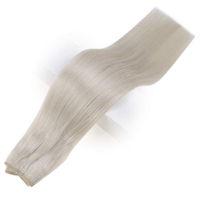 Extensiones de cabello humano Halo Rubio hielo #1000 Extensión de cabello invisible Halo