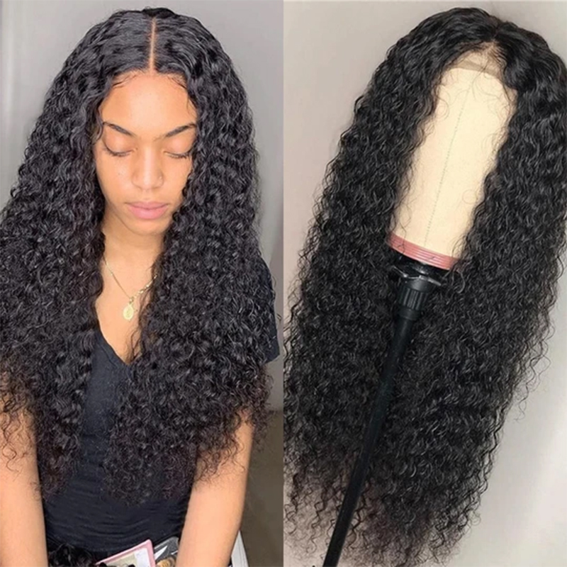 HD encaje 5x5 cierre peluca piel rizada derretir indetectable cabello humano pelucas