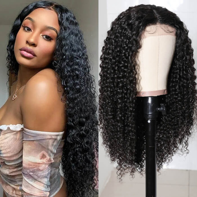 HD encaje 5x5 cierre peluca piel rizada derretir indetectable cabello humano pelucas